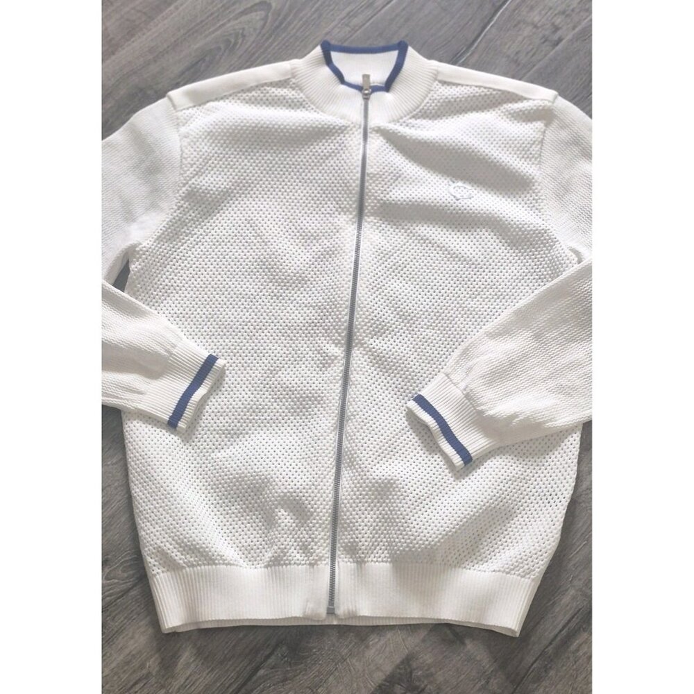 LOUIS CASTEL Full Zip Golf Windbreaker Jacket  Women's Size 10